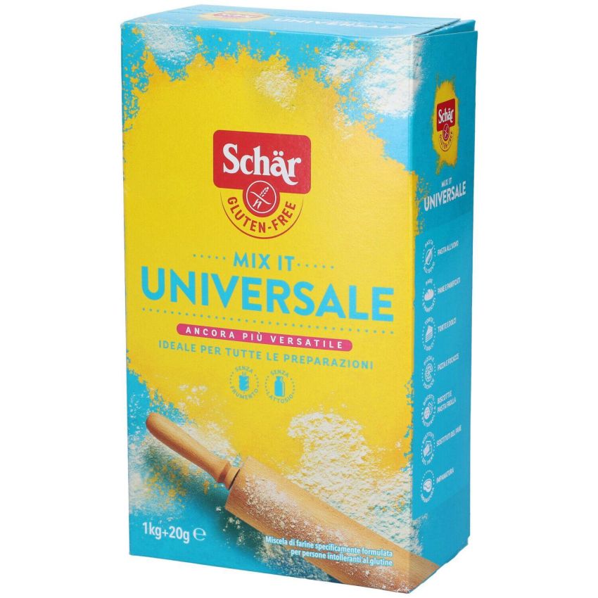 Schar Mix It Farina Universale 1Kg + 20g - Senza Glutine e Lattosio