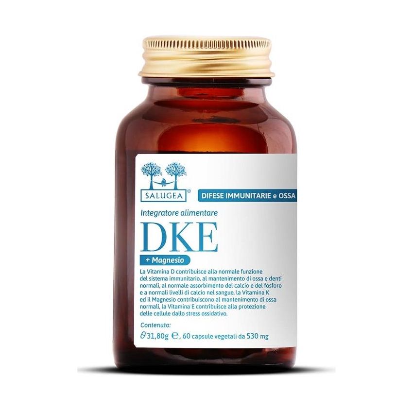 Salugea DKE + Magnesio Supplemento Nutrizionale - 60 Capsule