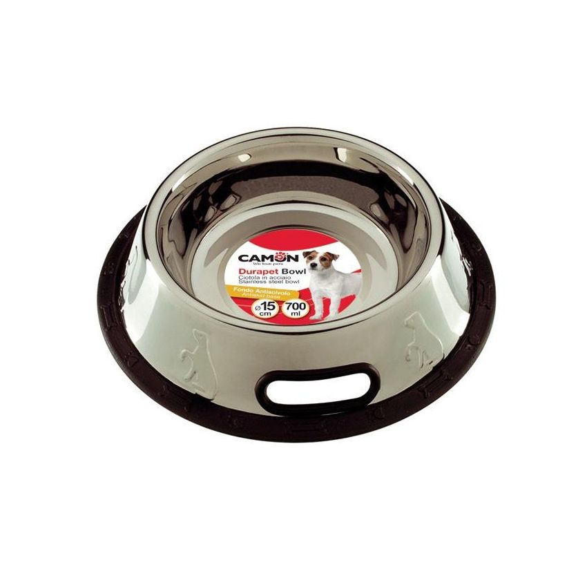 Ciotola Antirovesciamento in Acciaio di Camon, 500ml