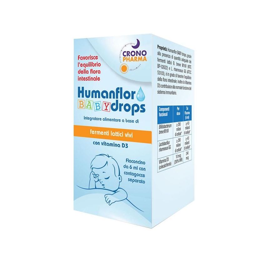 Humanflor Baby Probiotic Drops, 6ml