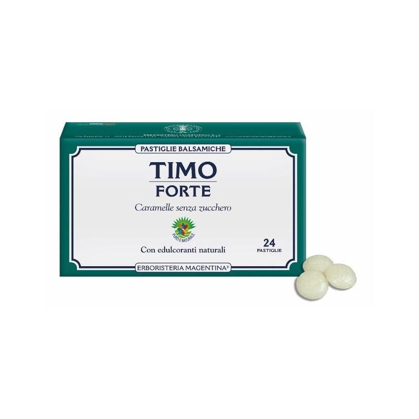 Pastiglie Balsamiche Forti al Timo - 24 Pezzi