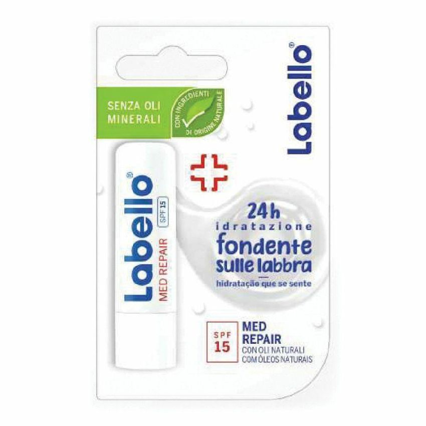 Labello Med Repair Idratante con SPF 15 - Singolo Pezzo
