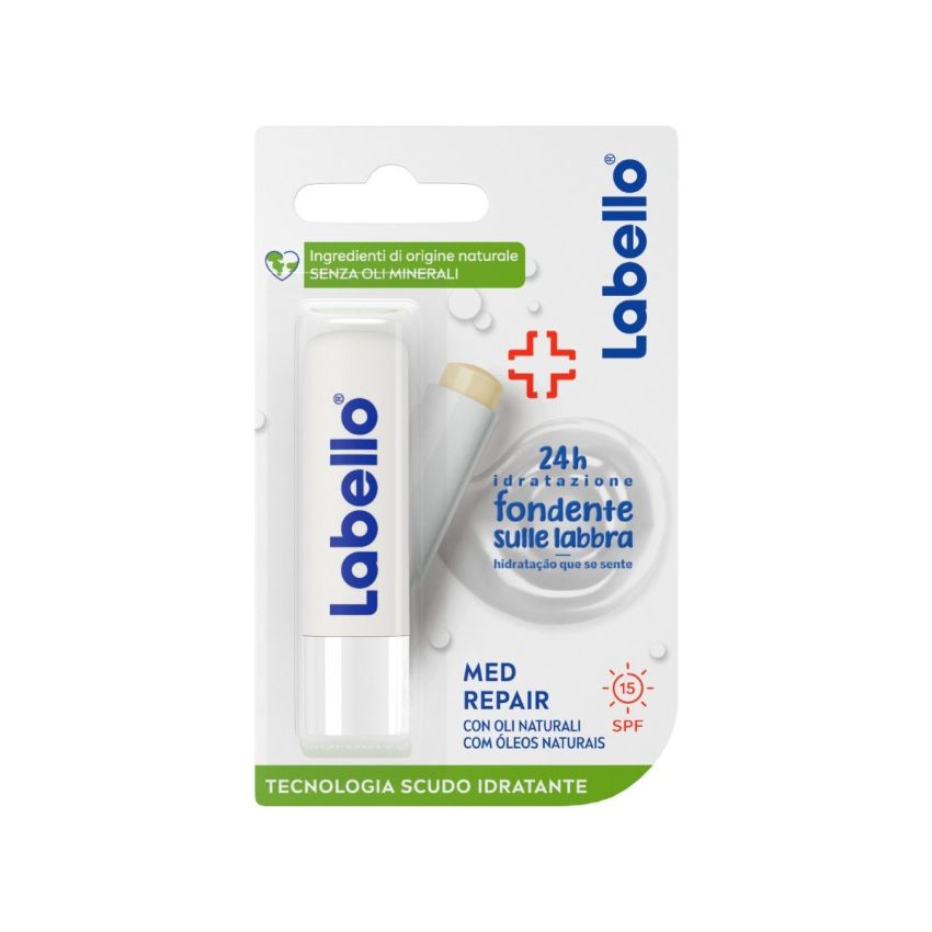 Labello Med Repair Idratante con SPF 15 - Singolo Pezzo