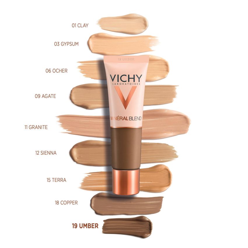 Vichy MinéralBlend Fondotinta Idratante 19 Umber 30 ml