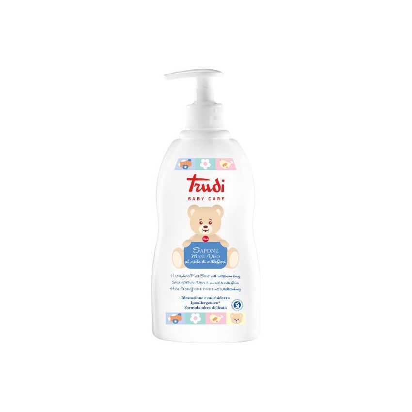 Sapone per Mani e Viso Trudi Baby Care - 500ml