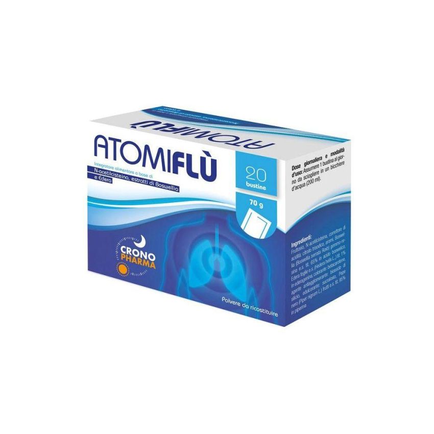 Atomiflu' - Confezione da 20 Bustine Effervescenti