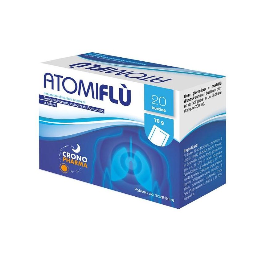 Atomiflu' - Confezione da 20 Bustine Effervescenti