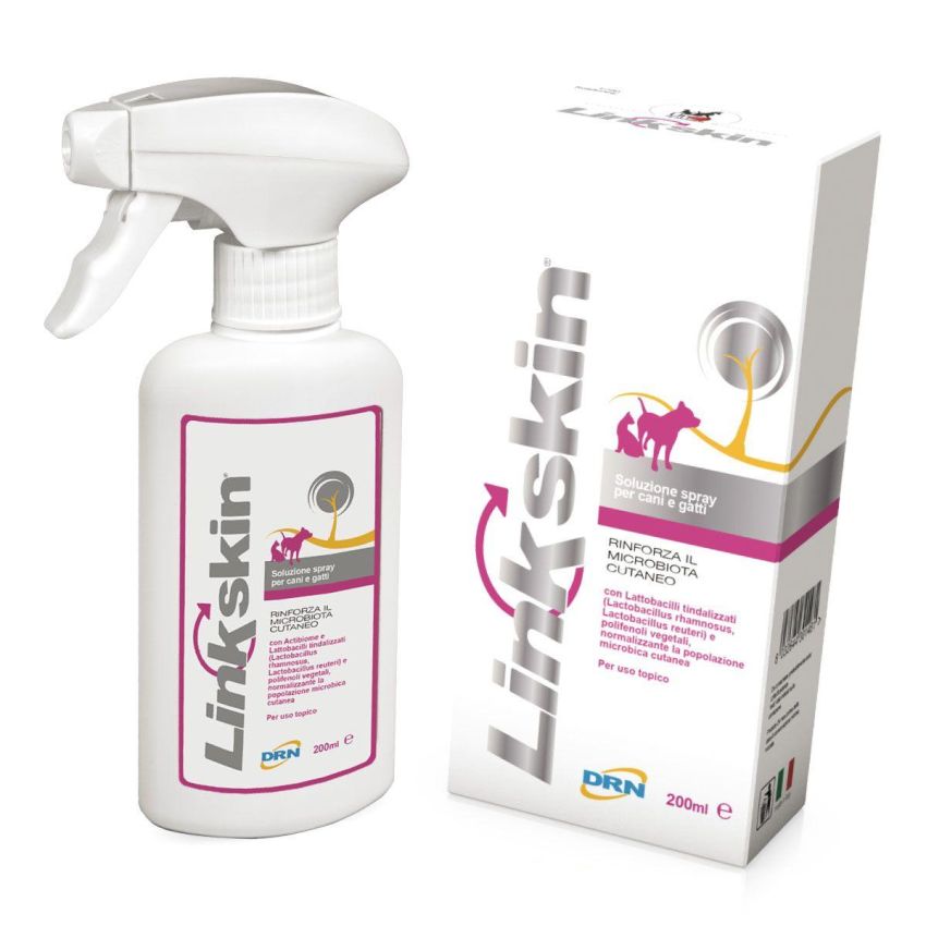 Spray Linkskin da 200ml per Cani e Gatti
