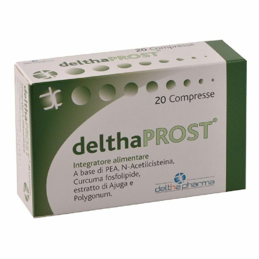 Deltha Pharma DelthaProst - 20 Compresse per la Salute della Prostata