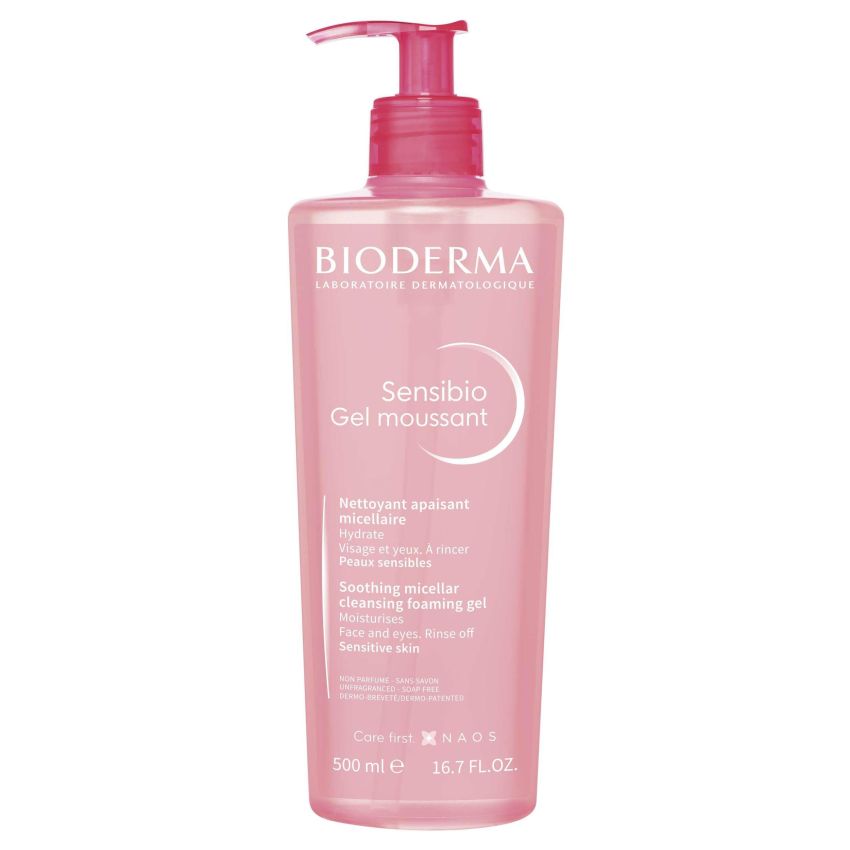 Gel Detergente Bioderma Sensibio Moussant 500ml