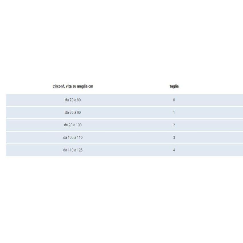 Cintura Sportiva Gibaud H21, Taglia 0