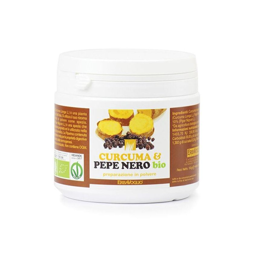 Curcuma e Pepe Nero Biologici 150g