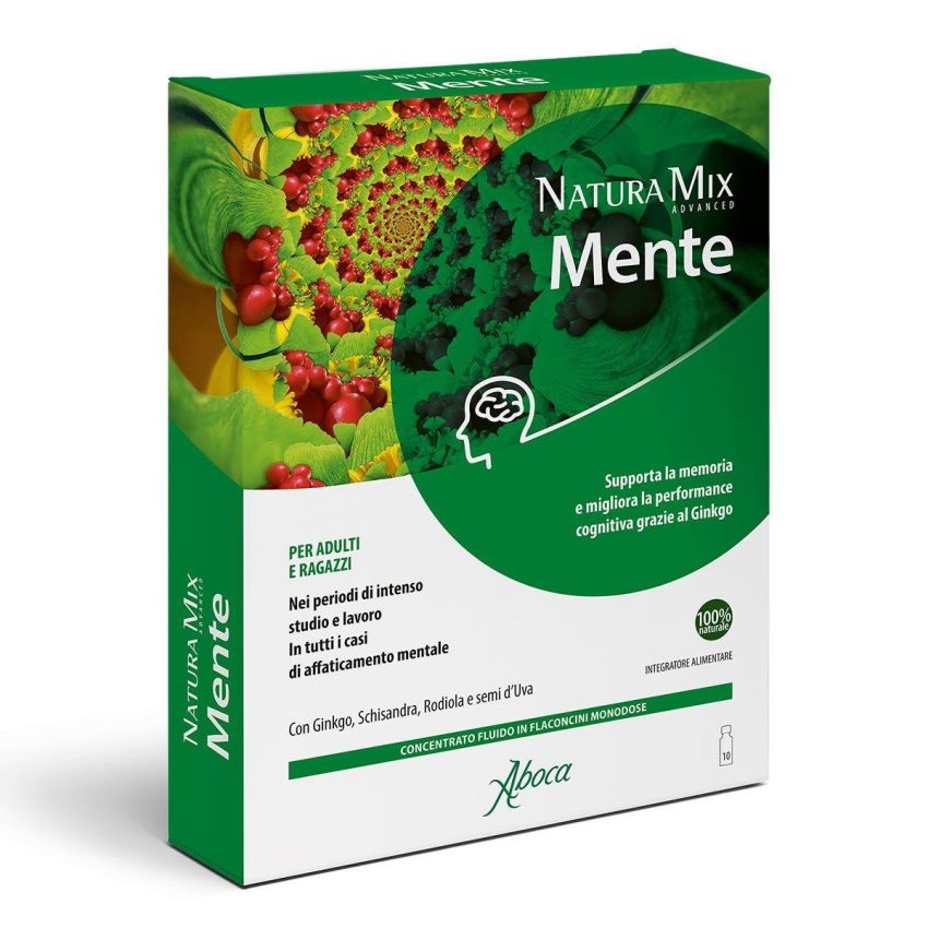 Natura Mix Advanced Mente - 10 Fiale Energetiche