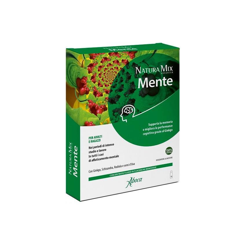Natura Mix Advanced Mente - 10 Fiale Energetiche