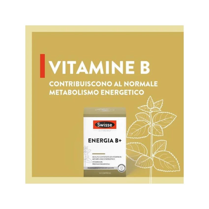 Swisse B+ Compresse di Energia - Pacchetto da 50