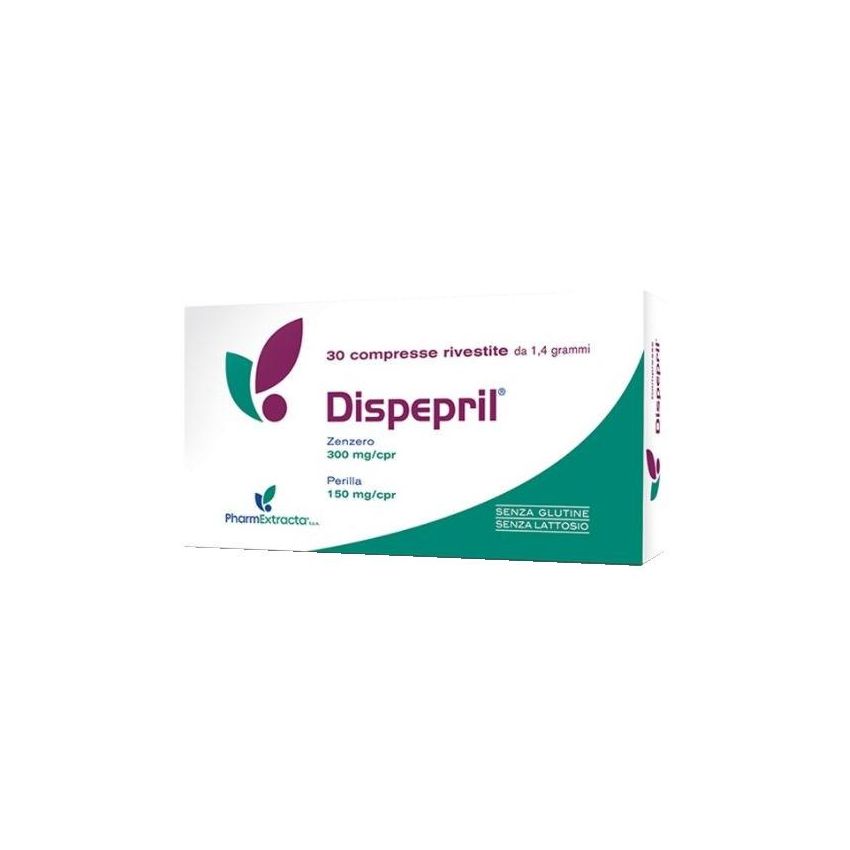 Dispepril - Rivestite Compresse per la Digestione, Confezione da 30