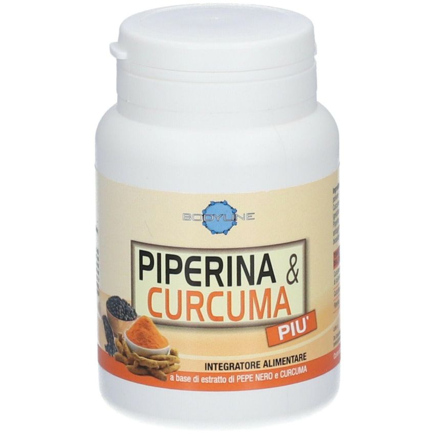 Bodyline Capsule di Piperina e Curcuma - Confezione da 60