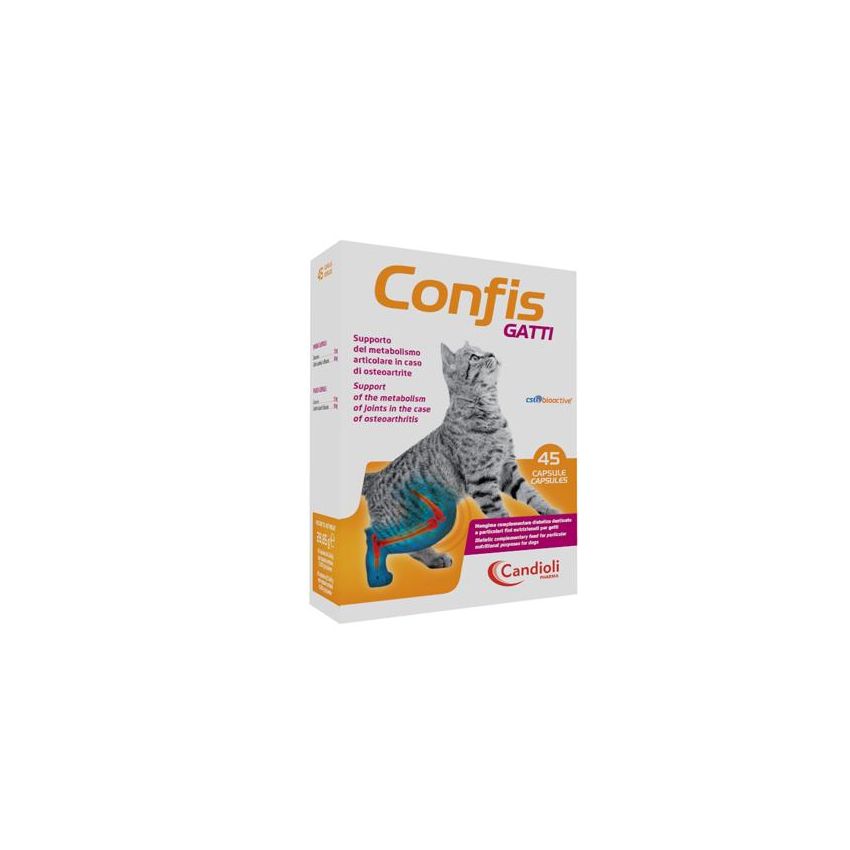 Confis Integratore Alimentare per Gatti - 45 Capsule