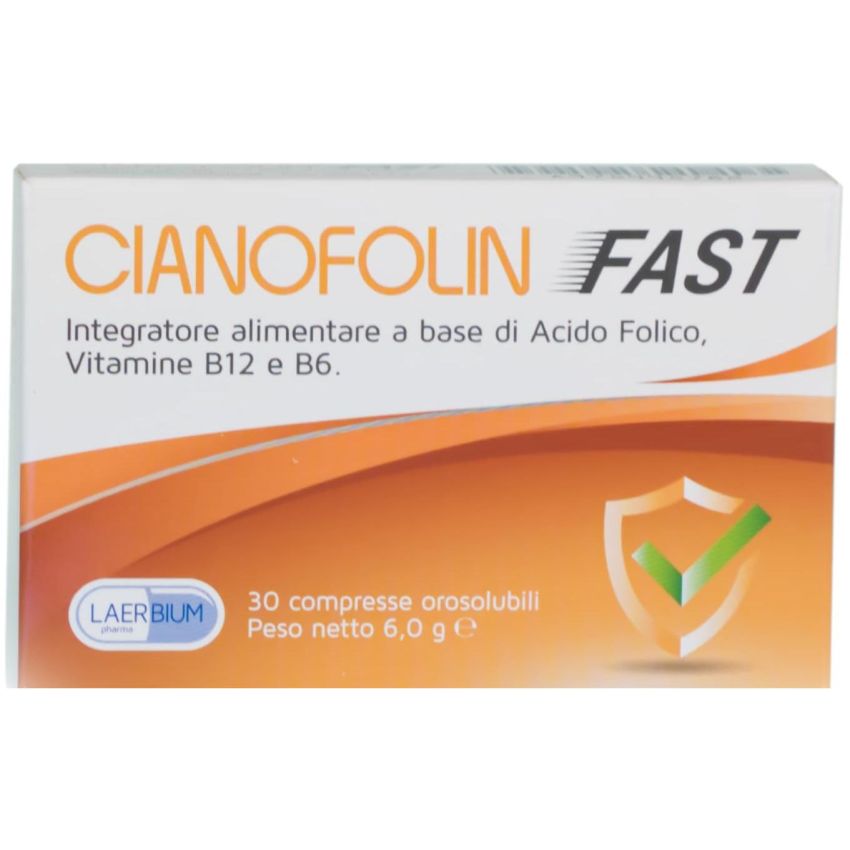 Cianofolin Fast Orosolubili - Confezione da 30 Compresse