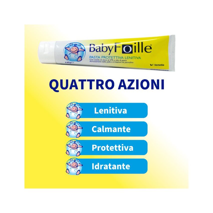 Baby Foille 145g - Pasta Protettiva e Lenitiva per Bebè