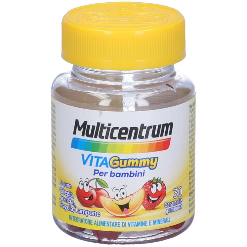 Multicentrum VitaGummy: Integratore di Vitamine e Minerali per Bambini 3+ - 30 Caramelle Gommose