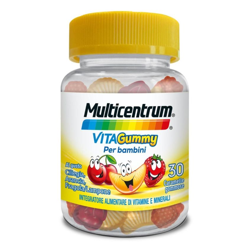 Multicentrum VitaGummy: Integratore di Vitamine e Minerali per Bambini 3+ - 30 Caramelle Gommose