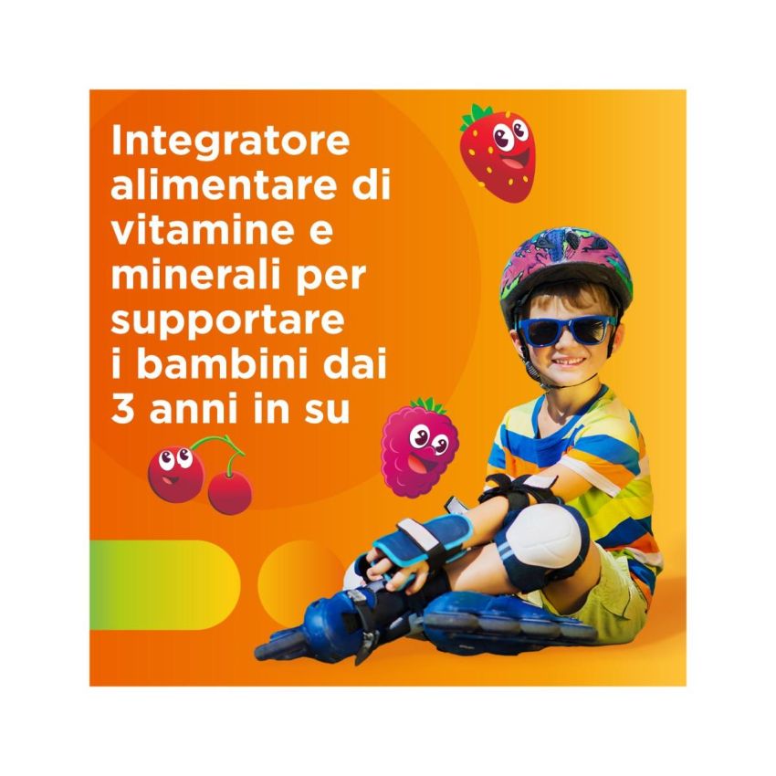Multicentrum VitaGummy: Integratore di Vitamine e Minerali per Bambini 3+ - 30 Caramelle Gommose