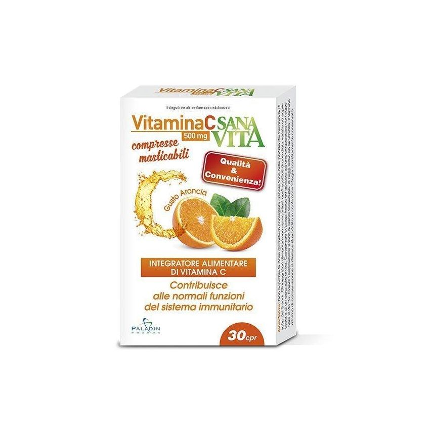 Sanavita Vitamina C - 30 Compresse Masticabili
