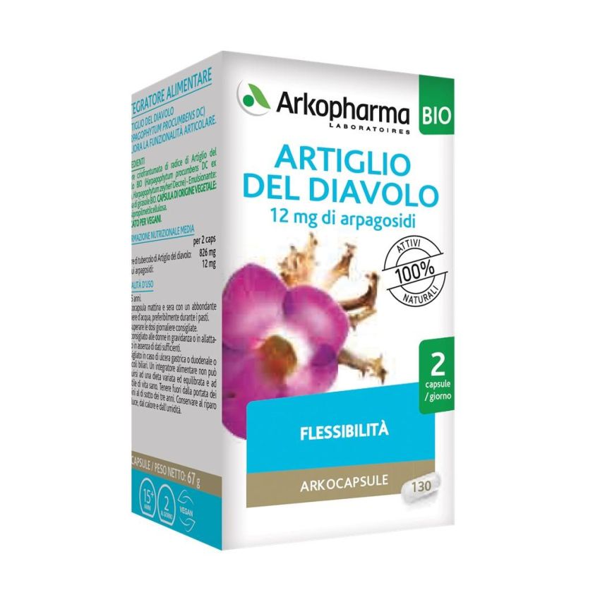 Arkopharma Artiglio Del Diavolo Bio - 130 Capsule