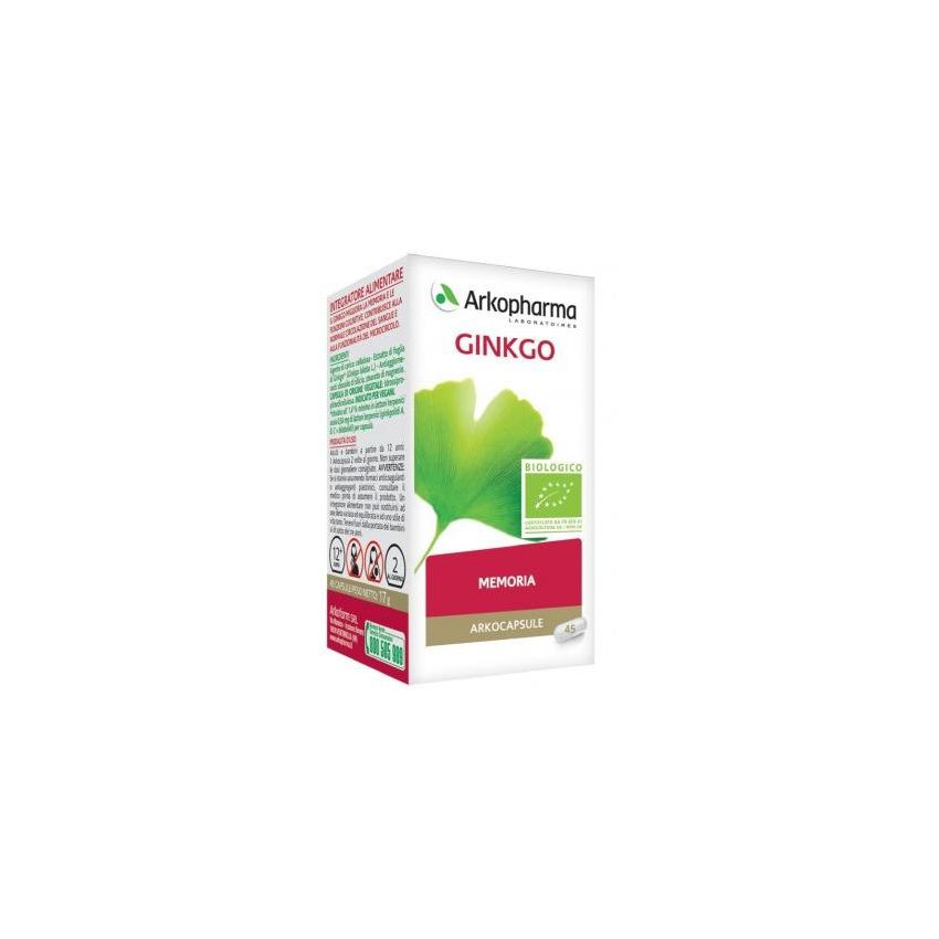 Arkopharma Ginkgo Biloba Bio 130 Capsule Vegetali