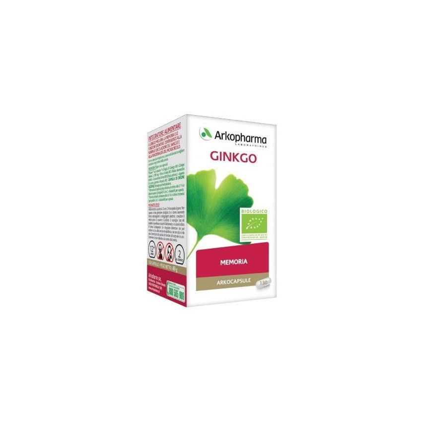 Arkopharma Ginkgo Biloba Bio 130 Capsule Vegetali