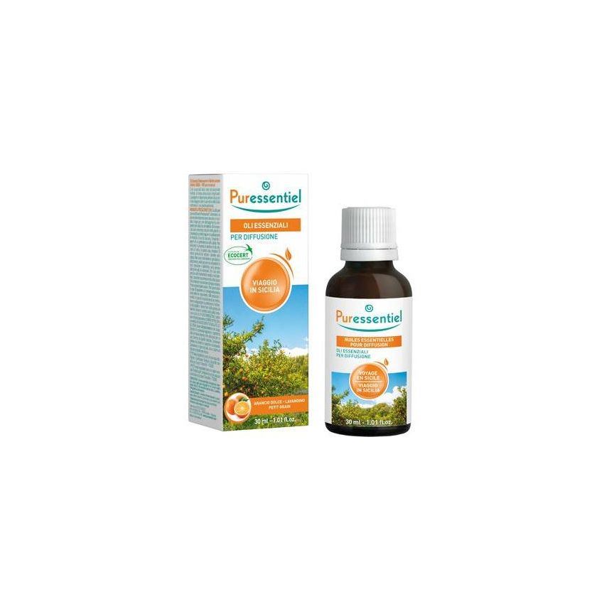 Puressentiel Sicilian Voyage Essential Oil Blend per Diffusore - 30ml