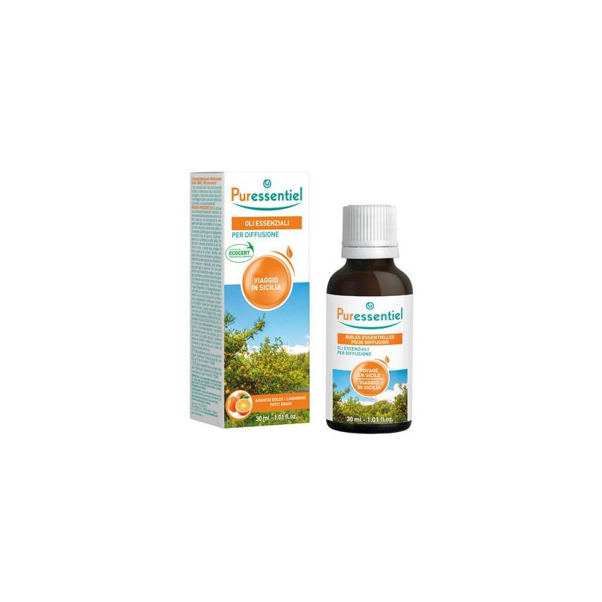 Puressentiel Sicilian Voyage Essential Oil Blend per Diffusore - 30ml