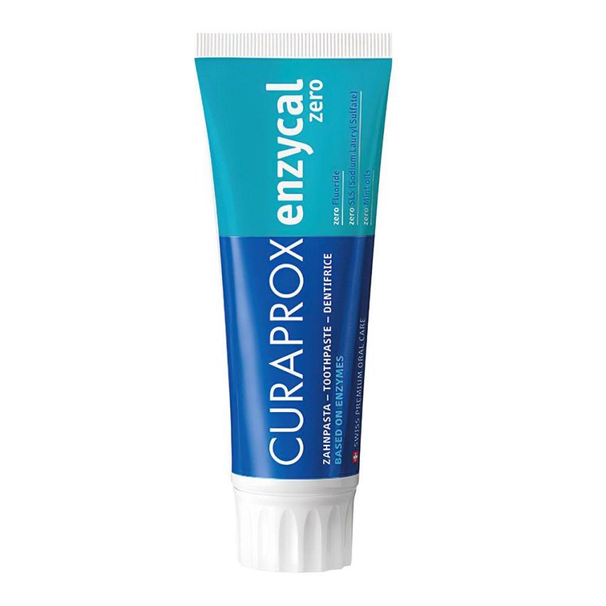 Curaprox Enzycal Zero Dentifricio senza Fluoro, 75ml