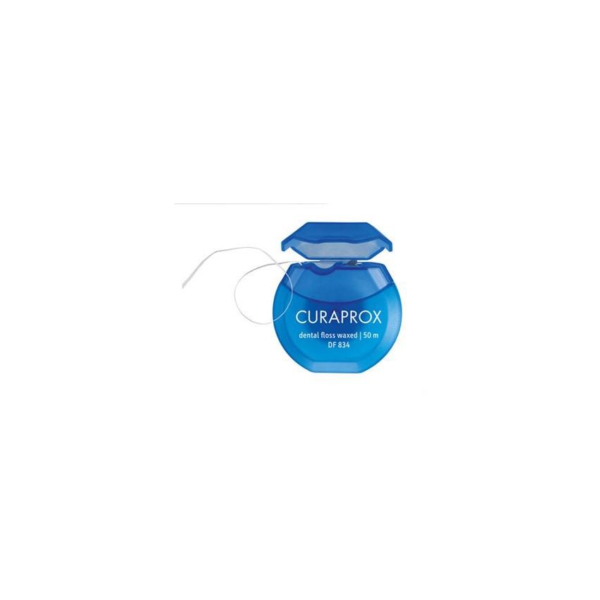 Curaprox 50m Waxed Dental Floss DF 834