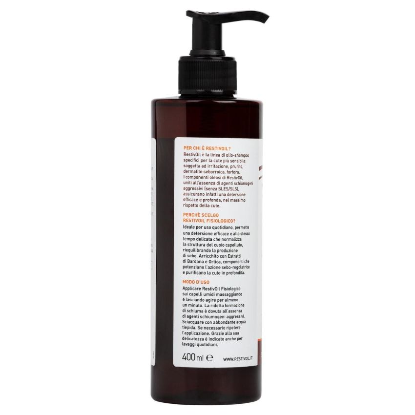 Restivoil Shampoo Olio Sebonormalizzante Fisiologico - 400ml