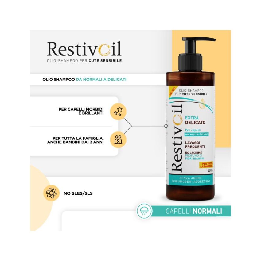 Restivoil Extra Gentle 400ml Haircare Solution