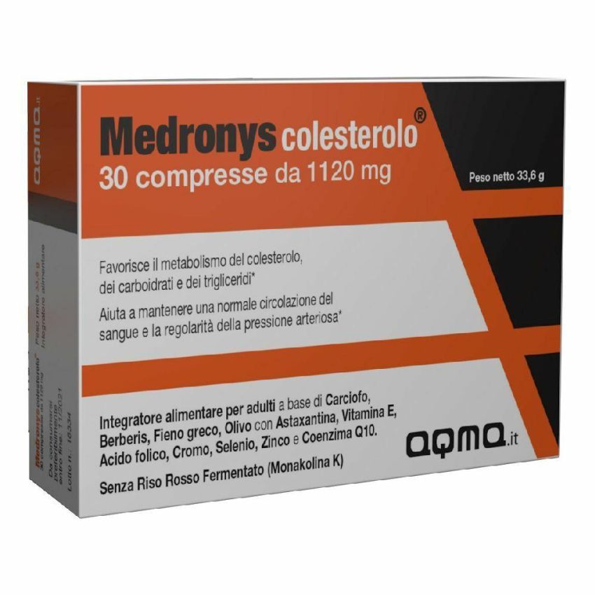 Medronys Controllo del Colesterolo - 30 Compresse