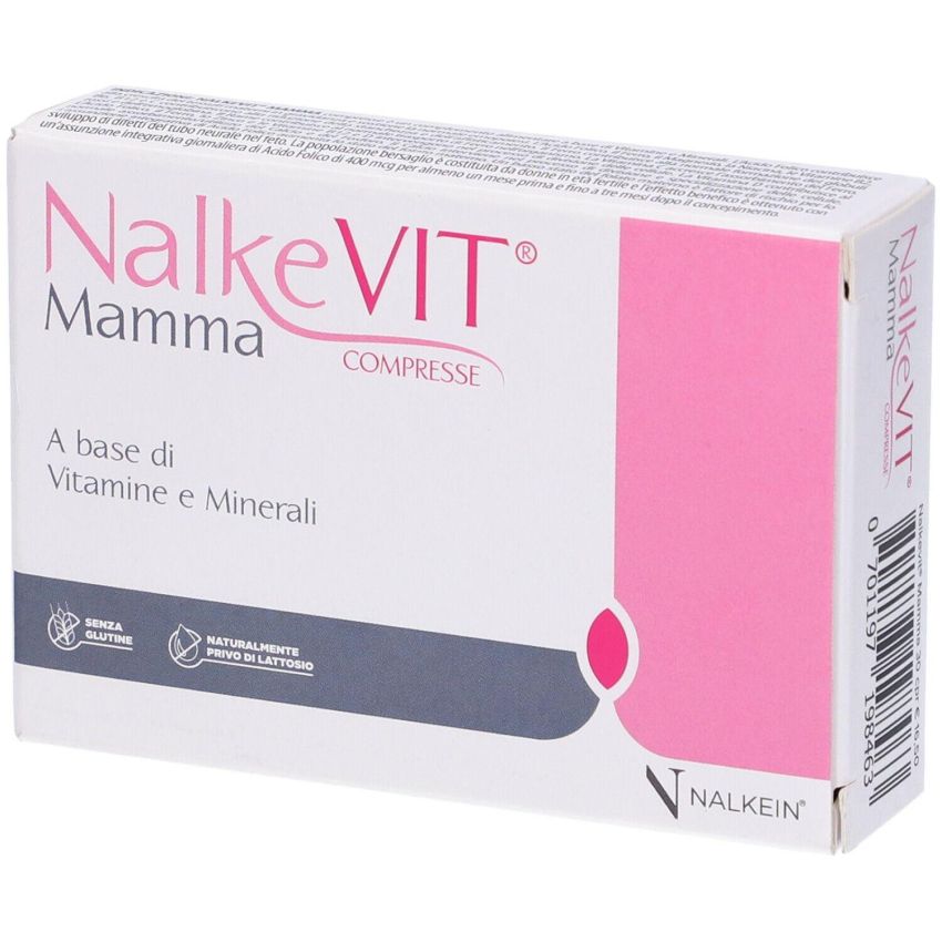 Nalkevit Compresse Multivitaminiche per Mamme - 30 Pezzi