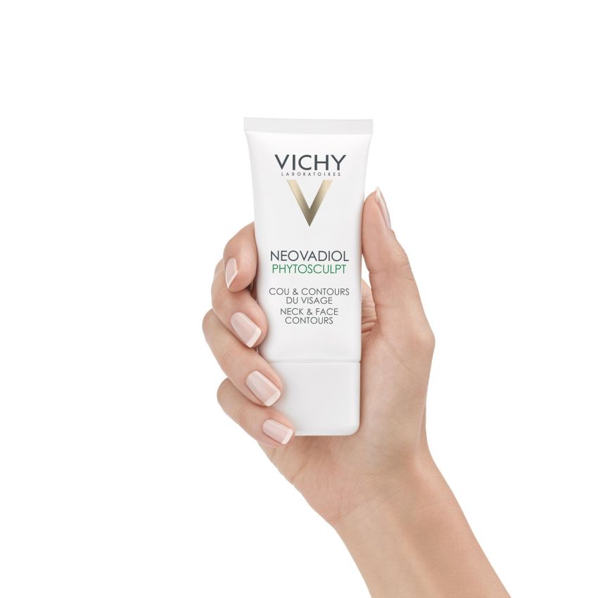 Vichy Neovadiol Crema Anti-Rughe per Collo e Contorno Viso, 50 ml