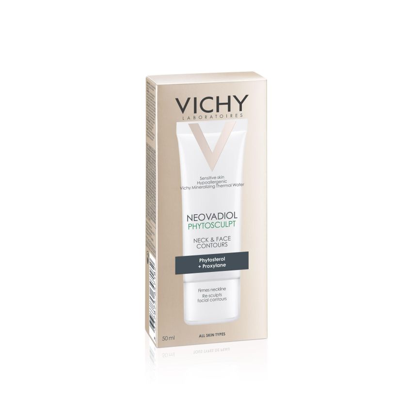 Vichy Neovadiol Crema Anti-Rughe per Collo e Contorno Viso, 50 ml