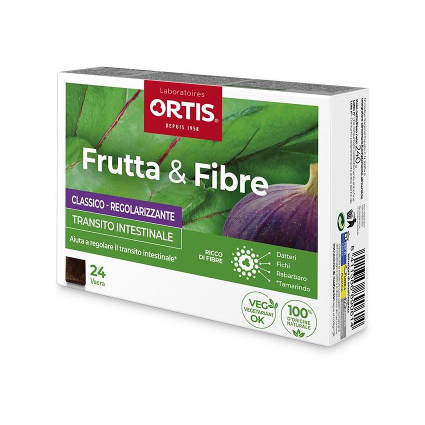 Classico Frutta & Fibre: Confezione da 24 Cubetti Salutari