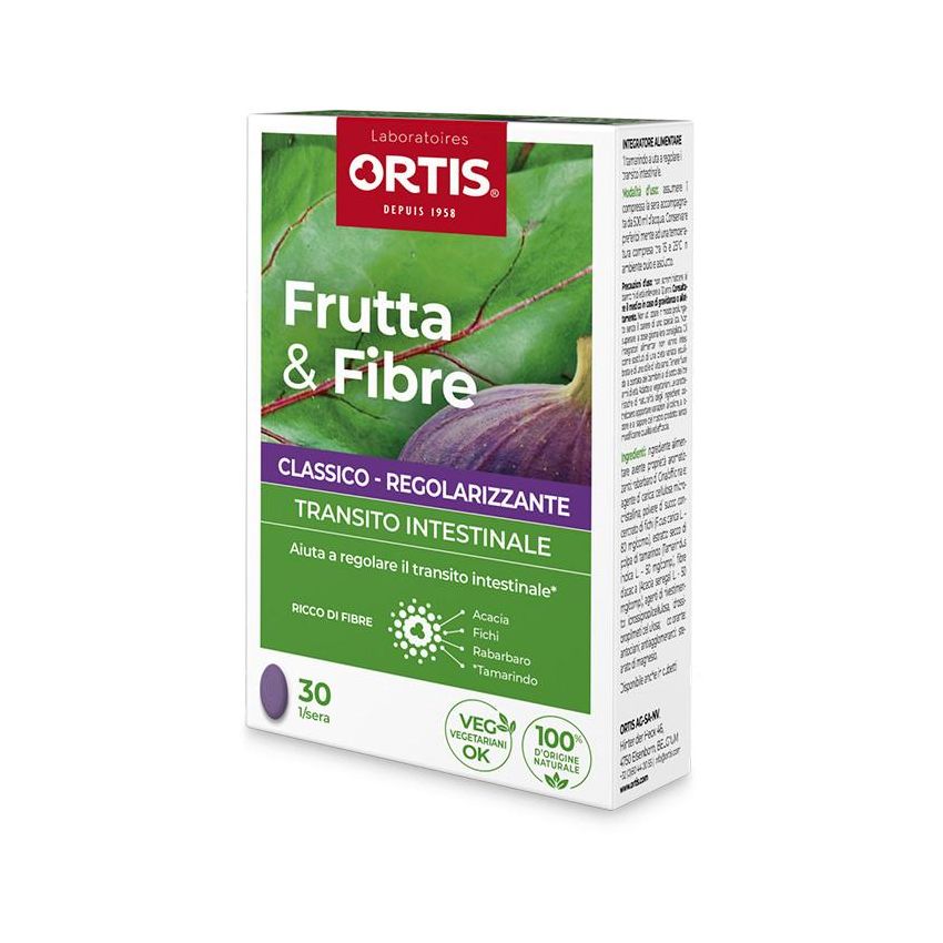 Frutta e Fibre - Integratore Alimentare Classico - 30 Compresse