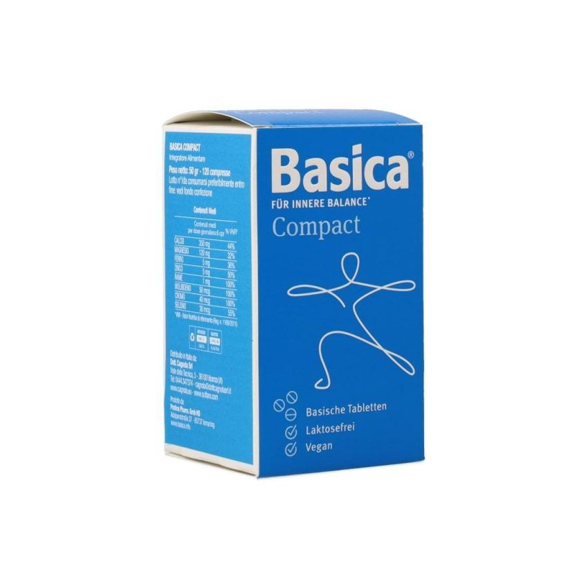 Basica Compact - Integratore Alcalino, 120 Tavolette
