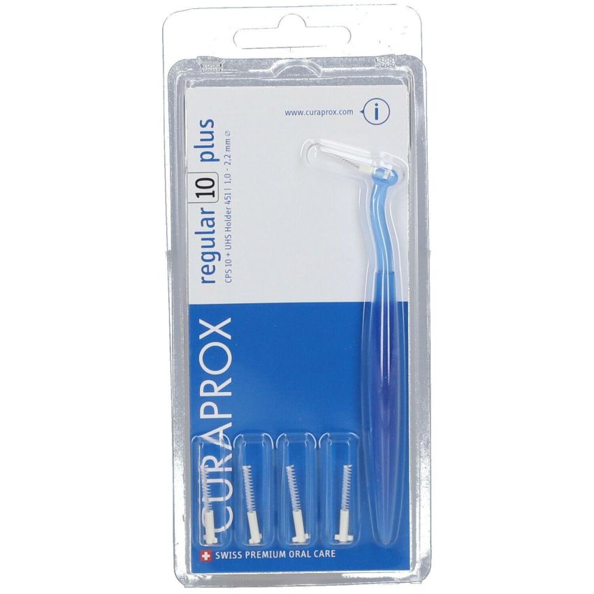 Curaprox Plus CPS Regular - Set di 10 Pezzi in Bianco