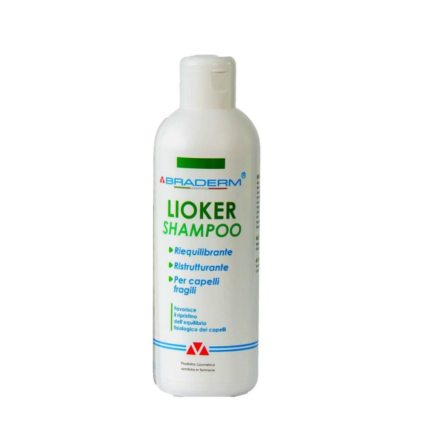 Braderm Lioker Nourishing Hair Shampoo 200ml