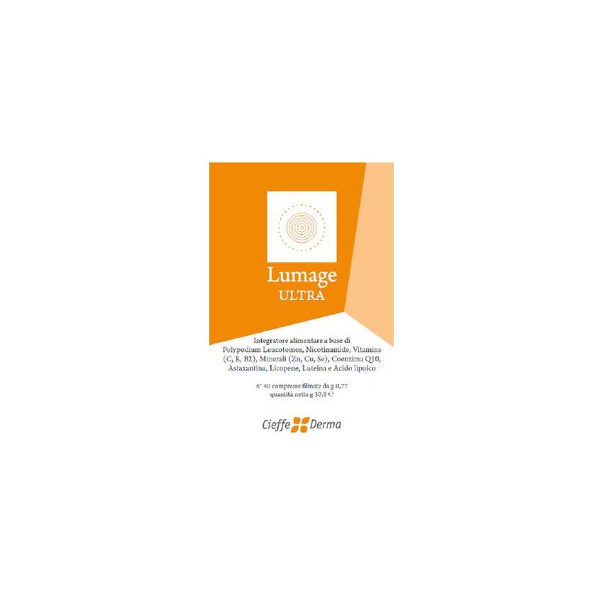 Lumage Ultra - Compresse Antiossidanti Avanzate, Confezione da 40