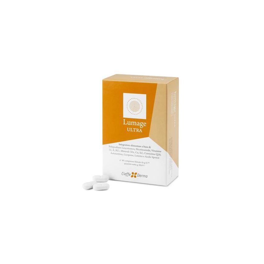Lumage Ultra - Compresse Antiossidanti Avanzate, Confezione da 40