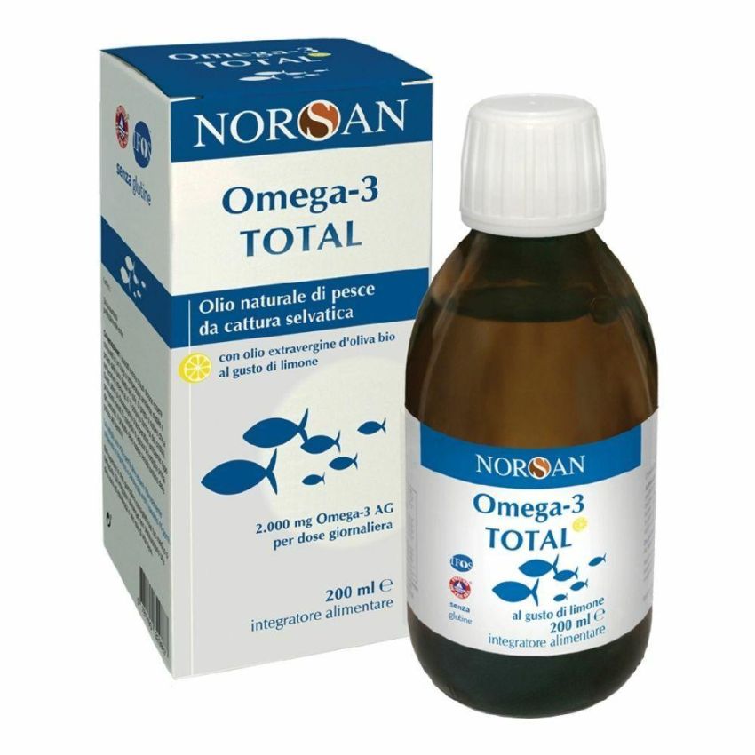 Norsan Omega 3 Total - Olio di Pesce Concentrato, 200ml