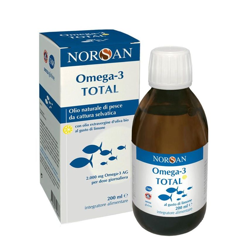 Norsan Omega 3 Total - Olio di Pesce Concentrato, 200ml